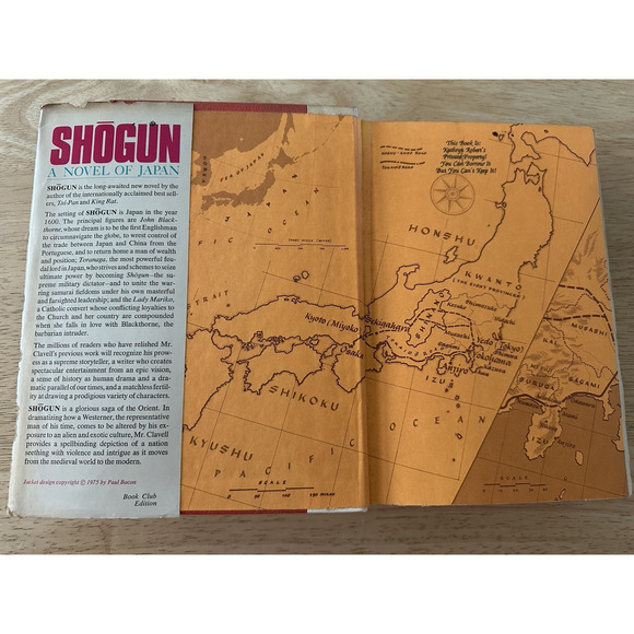 Shogun A Novel of Japan James Clavell Vol 1&2 HC/BC/1975/Antheneum 1st Ed VTG - Picture 14 of 16